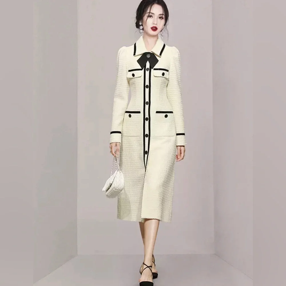 Women tweed dress - Picture 3 of 10